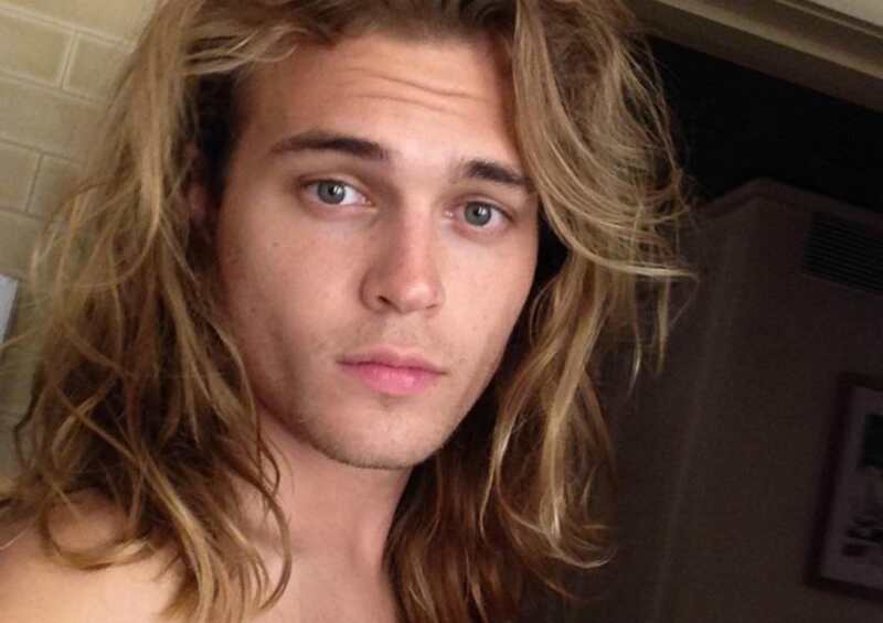 Male Model With Long Hair